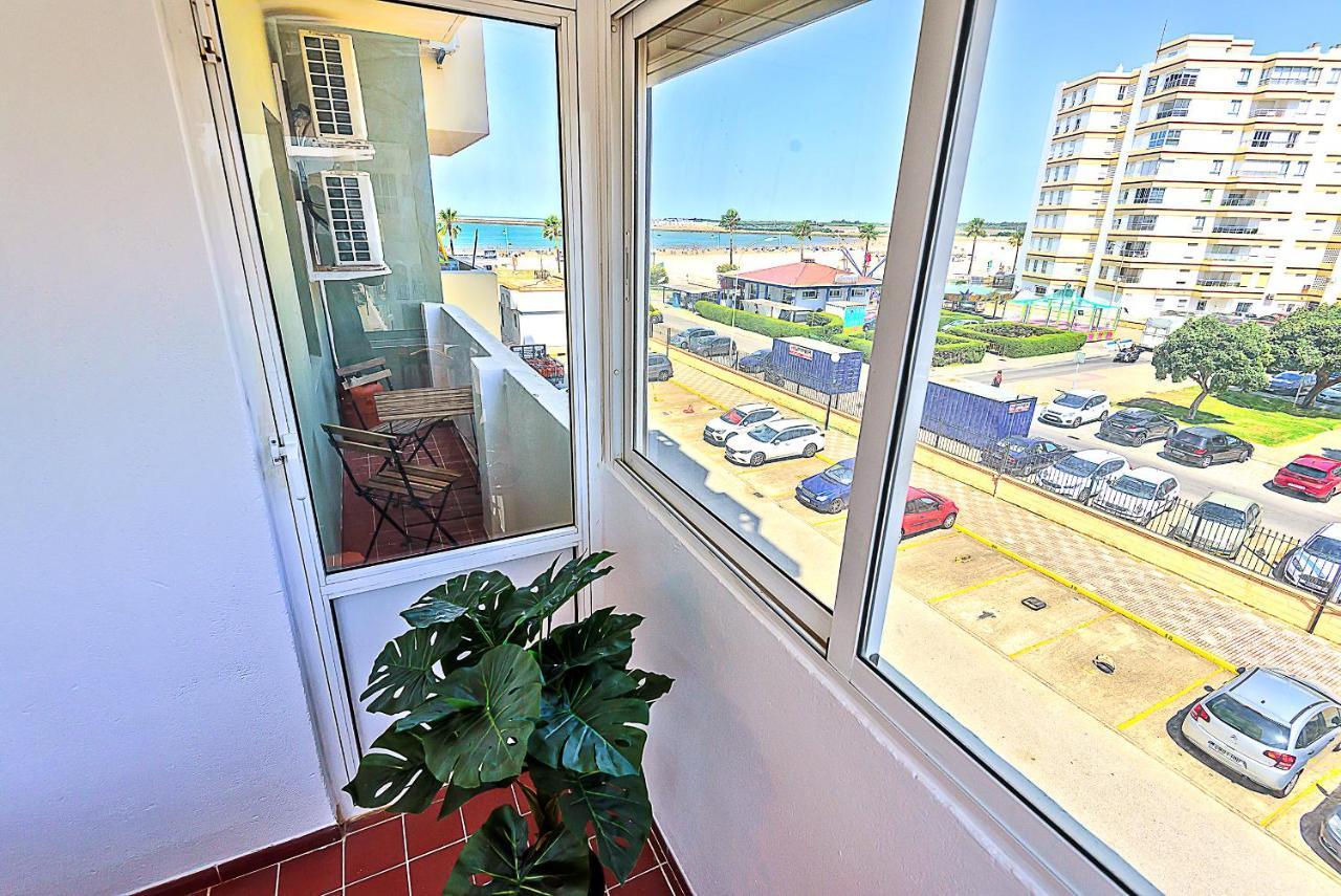 Ocean View Beach Apartment With Pool & Balconies Эль-Пуэрто-де-Санта-Мария Экстерьер фото