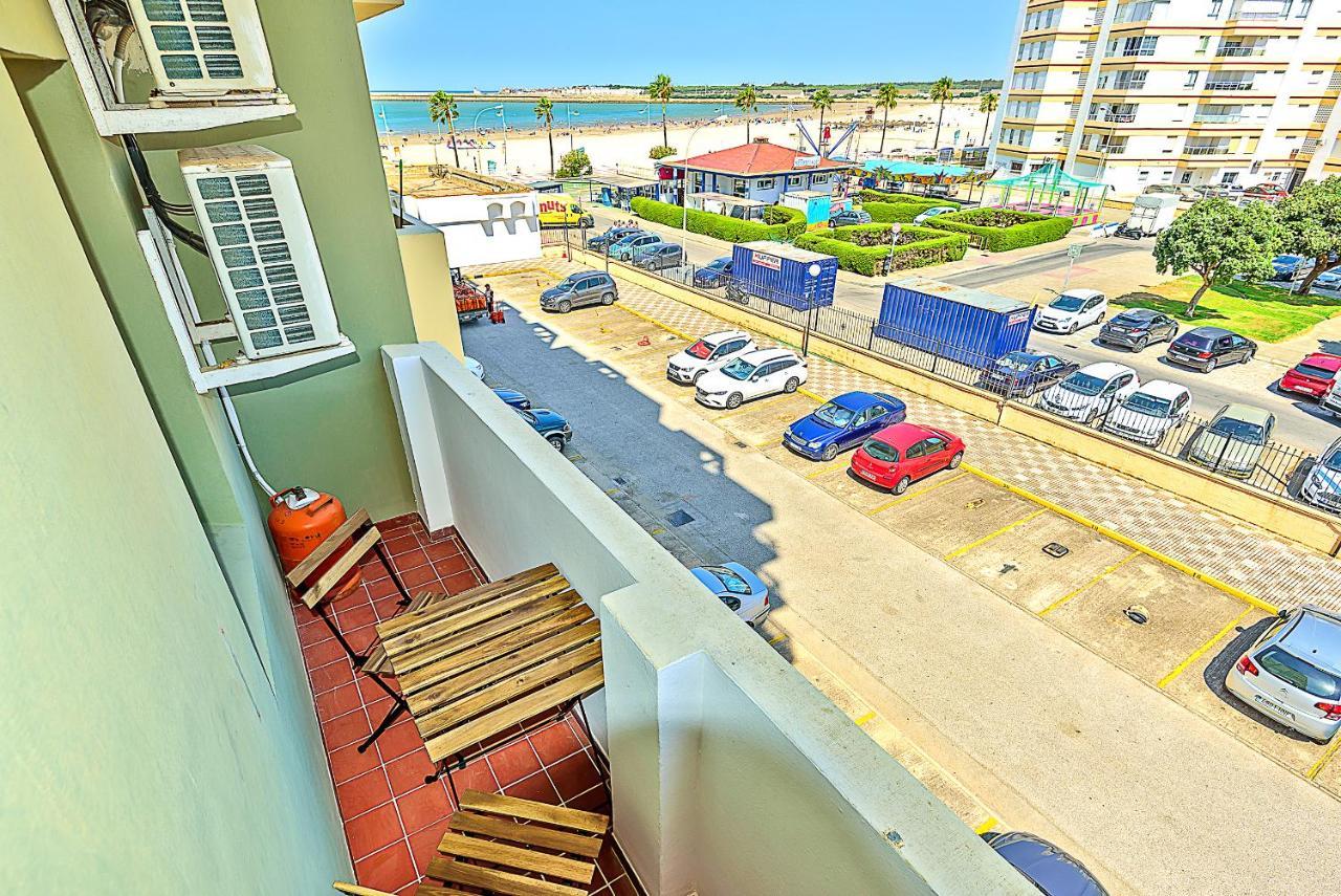 Ocean View Beach Apartment With Pool & Balconies Эль-Пуэрто-де-Санта-Мария Экстерьер фото